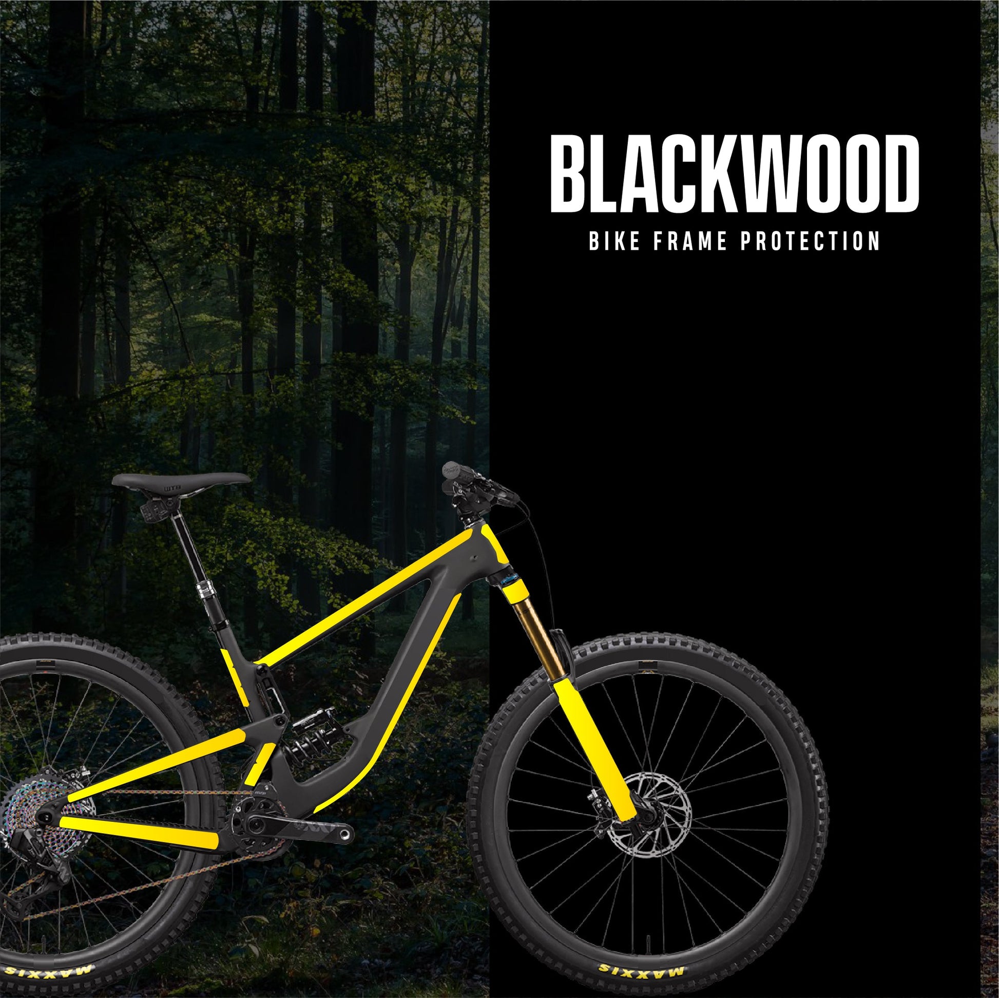 Bike Frame Protectiorn - Protezioni MTB – Blackwood - BikeProtection